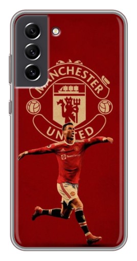 Чехол с принтом "Ronaldo в МЮ" для Samsung Galaxy S21 FE