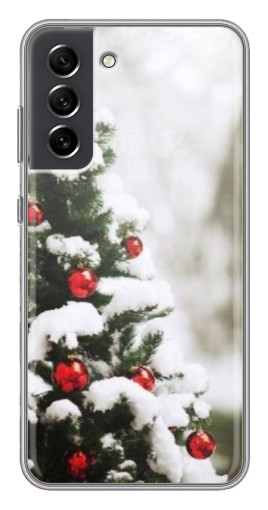 Чехол с принтом "Рождественская елка" для Samsung Galaxy S21 FE