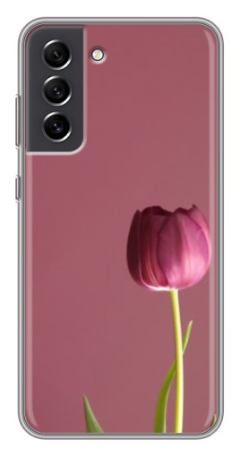 Чехол с принтом "Розовый тюльпан" для Samsung Galaxy S21 FE