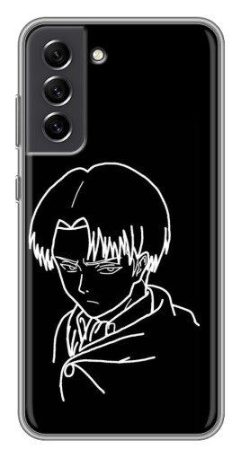 Чехол с печатью "Силуэт Леви" для Samsung Galaxy S21 FE