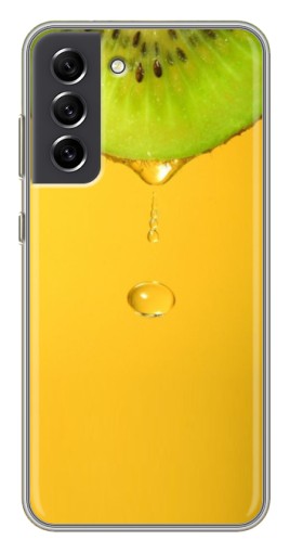 Чехол с картинкой "Сочный Kiwi" для Samsung Galaxy S21 FE