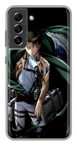 Чехол с картинкой "Солдат Леви" для Samsung Galaxy S21 FE