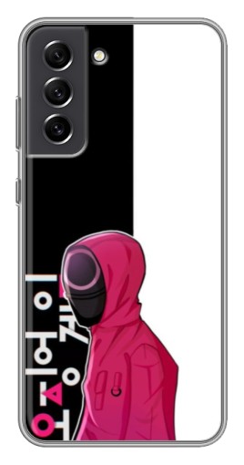 Силиконовый чехол с изображением "Солдат нолик" для Samsung Galaxy S21 FE