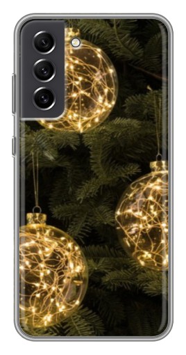 Силиконовый чехол с изображением "Светящиеся игрушки" для Samsung Galaxy S21 FE