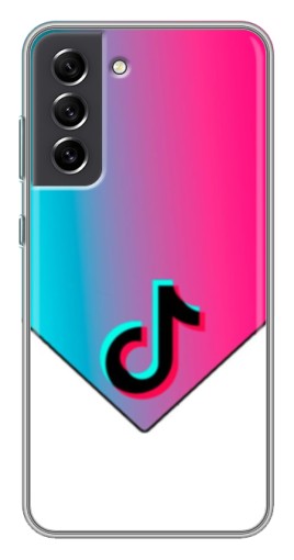 Чехол с печатью "Tiktok Logo" для Samsung Galaxy S21 FE