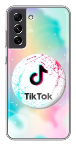 Чехол с печатью "TikTok принт" для Samsung Galaxy S21 FE