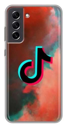 Чехол с печатью "ТикТок в тучах" для Samsung Galaxy S21 FE