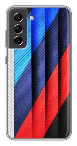 Чехол с печатью "Цвета лого БМВ" для Samsung Galaxy S21 FE