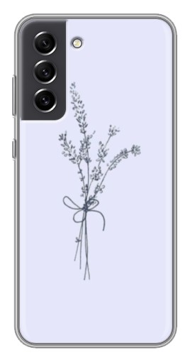 Чехол с картинкой "Веточки лаванды" для Samsung Galaxy S21 FE