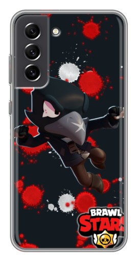 Чехол с принтом "Ворон Бравл Старс" для Samsung Galaxy S21 FE