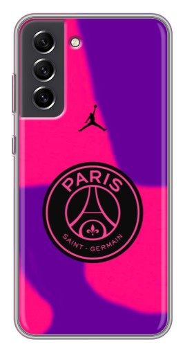 Чехол с принтом "Яркий лого PSG" для Samsung Galaxy S21 FE