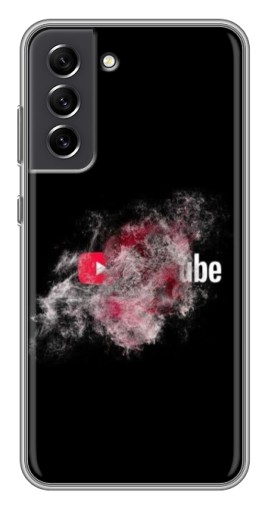 Чехол с картинкой "Яркий Ютуб" для Samsung Galaxy S21 FE