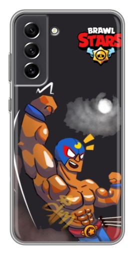 Силиконовый чехол с изображением "Ель Примо АРТ" для Samsung Galaxy S21 FE