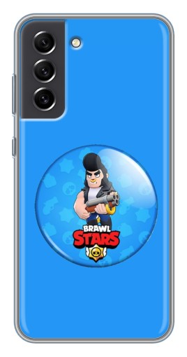 Силиконовый чехол с изображением "Значек Булла" для Samsung Galaxy S21 FE