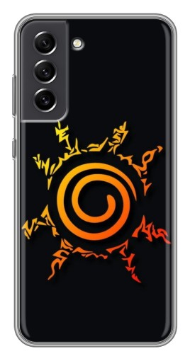 Силиконовый чехол с изображением "Знак Наруто" для Samsung Galaxy S21 FE