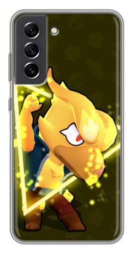 Чехол с принтом "Золотой Ворон" для Samsung Galaxy S21 FE