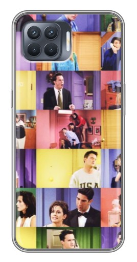 Чехол с принтом "Актеры Друзья" для OPPO Reno 4 Lite