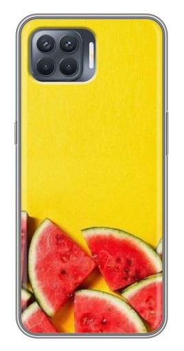 Чехол с принтом "Арбузики на желтом" для OPPO Reno 4 Lite