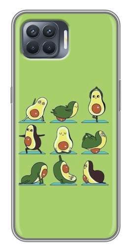 Чехол с печатью "Авокадо Йога" для OPPO Reno 4 Lite