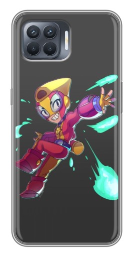Силиконовый чехол с изображением "Боец MAX" для OPPO Reno 4 Lite