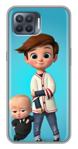 Чехол с картинкой "Boss and Boy" для OPPO Reno 4 Lite