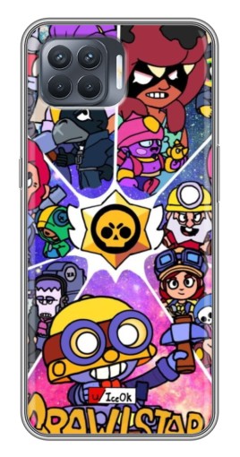 Чехол с картинкой "Brawl заставка" для OPPO Reno 4 Lite