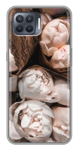 Чехол с картинкой "Букет пионов" для OPPO Reno 4 Lite