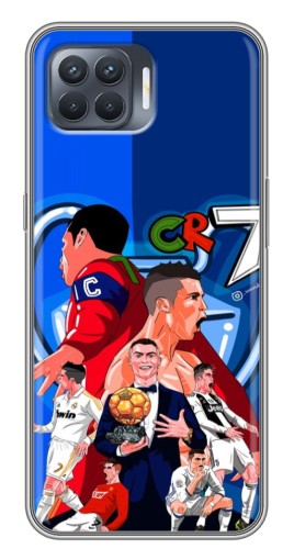 Силиконовый чехол с изображением "CR7" для OPPO Reno 4 Lite