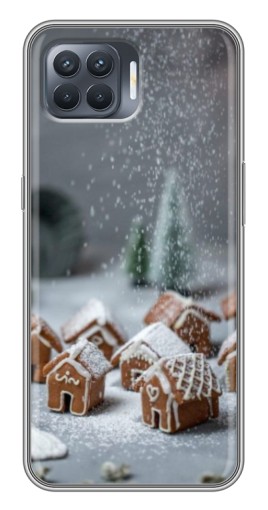 Силиконовый чехол с изображением "Домики из пряников" для OPPO Reno 4 Lite