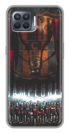 Силиконовый чехол с изображением "FCB Campeones" для OPPO Reno 4 Lite
