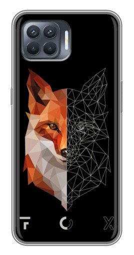 Чехол с принтом "Fox" для OPPO Reno 4 Lite