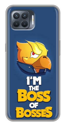 Силиконовый чехол с изображением "Gold Boss" для OPPO Reno 4 Lite