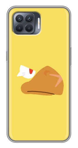 Чехол с картинкой "Gold Crow" для OPPO Reno 4 Lite
