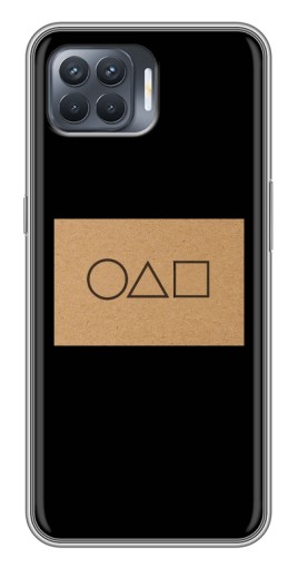 Силиконовый чехол с изображением "Карточка Кальмара" для OPPO Reno 4 Lite