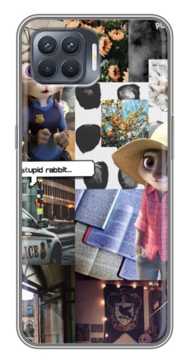 Силиконовый чехол с изображением "Коллаж Джуди" для OPPO Reno 4 Lite