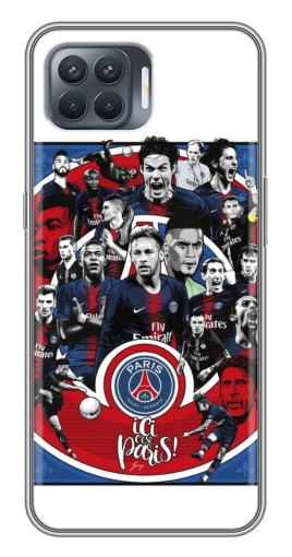 Чехол с принтом "Команда PSG" для OPPO Reno 4 Lite