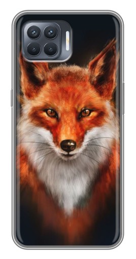 Силиконовый чехол с изображением "Красивая лиса" для OPPO Reno 4 Lite