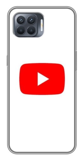 Чехол с принтом "Красная кнопка" для OPPO Reno 4 Lite