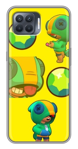 Чехол с печатью "Кристалл и Леон" для OPPO Reno 4 Lite