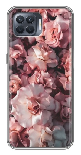 Силиконовый чехол с изображением "Куст роз" для OPPO Reno 4 Lite