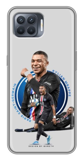 Силиконовый чехол с изображением "Kylian Mbappe" для OPPO Reno 4 Lite