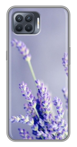 Силиконовый чехол с изображением "Лаванда вблизи" для OPPO Reno 4 Lite