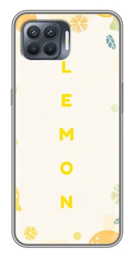 Чехол с печатью "Lemon" для OPPO Reno 4 Lite