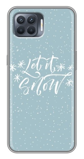Чехол с картинкой "Let it Snow" для OPPO Reno 4 Lite