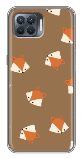 Чехол с принтом "Лисёнки" для OPPO Reno 4 Lite