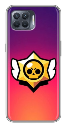 Чехол с принтом "Логотип Brawl Stars" для OPPO Reno 4 Lite