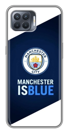 Чехол с принтом "Manchester is Blue" для OPPO Reno 4 Lite