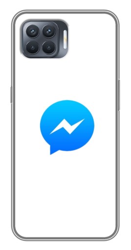 Чехол с картинкой "messenger logo" для OPPO Reno 4 Lite