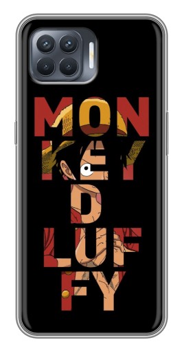Чехол с картинкой "Monky d Luffy" для OPPO Reno 4 Lite