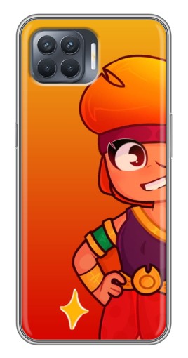 Чехол с печатью "Мультяшная Амбер" для OPPO Reno 4 Lite
